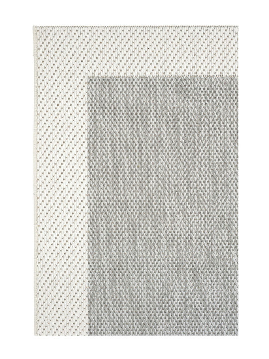 SteweHome Rectangular Kitchen Mat with Non-Slip Backing Thin Knitted 100x200cm