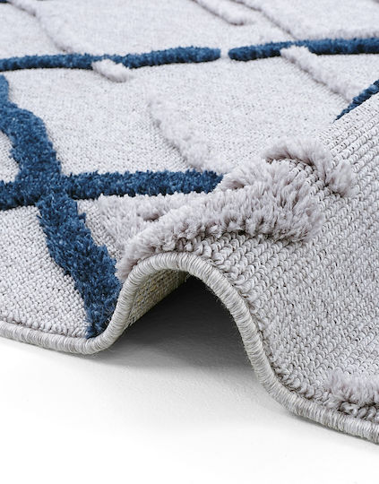 SteweHome Kitchen Runner Mat with Non-Slip Backing Scandinavian Style 80x200cm