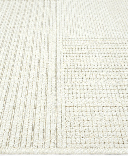 SteweHome Rectangular Kitchen Mat with Non-Slip Backing Beige 100x200cm