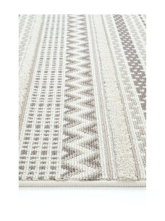 SteweHome Kitchen Mat Runner Gray White 80x250cm
