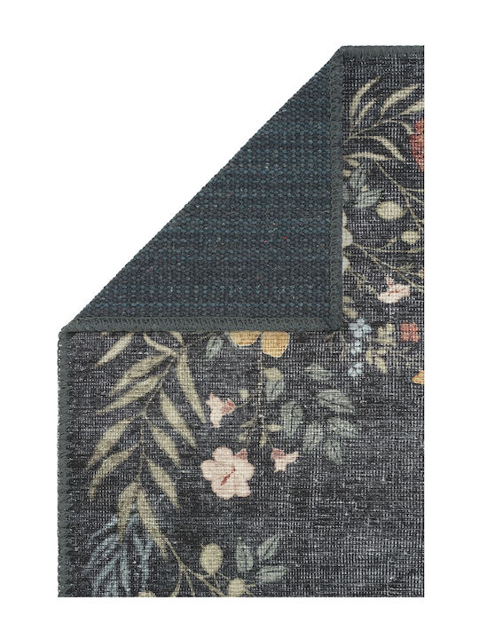 SteweHome Küchenmatte Läufer Schwarz 75x230cm