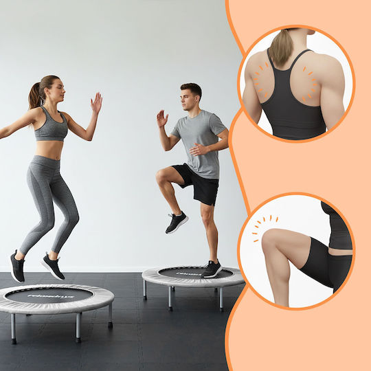Relaxdays Trampolin für Gymnastik mit 95 cm Durchmesser