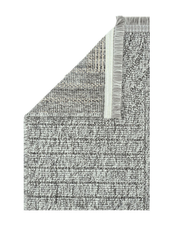SteweHome Rectangular Kitchen Mat with Non-Slip Backing Woven 100x150cm