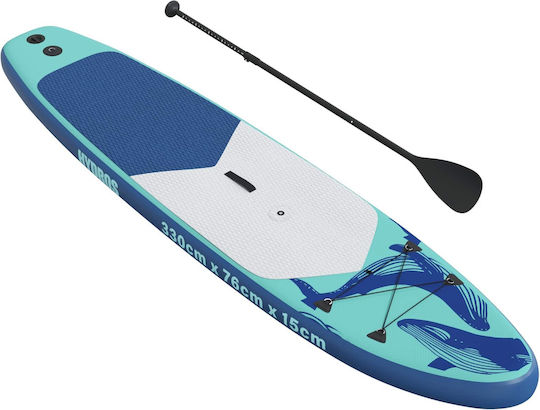 vidaXL Hydros Φουσκωτή Σανίδα SUP με Μήκος 3.3m Μπλε