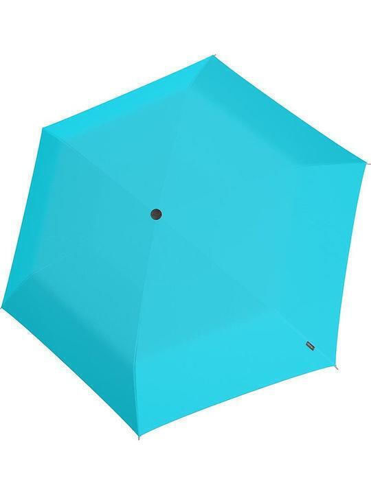 Knirps A.760 Automatic Light Blue Umbrella with Walking Stick