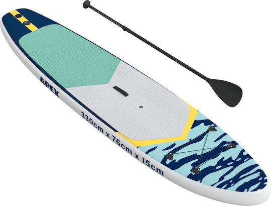 vidaXL Apex Φουσκωτή Σανίδα SUP με Μήκος 3.3m Μπλε