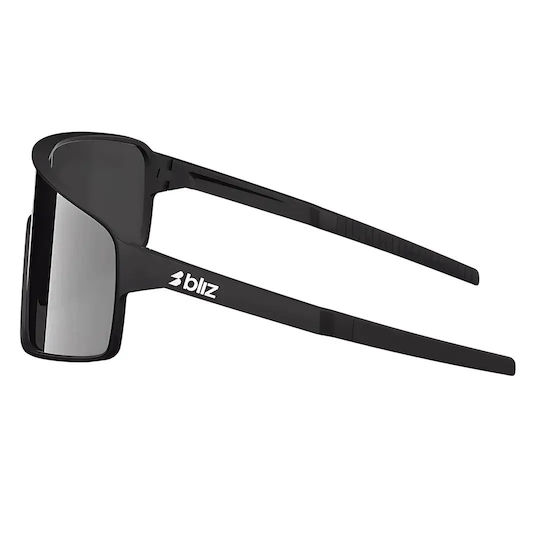 Bliz Cycling Glasses with Black Frame and Dark Mirror Lenses