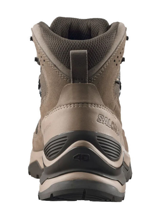 Salomon Herren Wanderschuhe Wasserdicht mit Gore-Tex-Membran Braune Salomon Herren Wanderschuhe Wasserdicht mit Gore-Tex-Membran Braune
