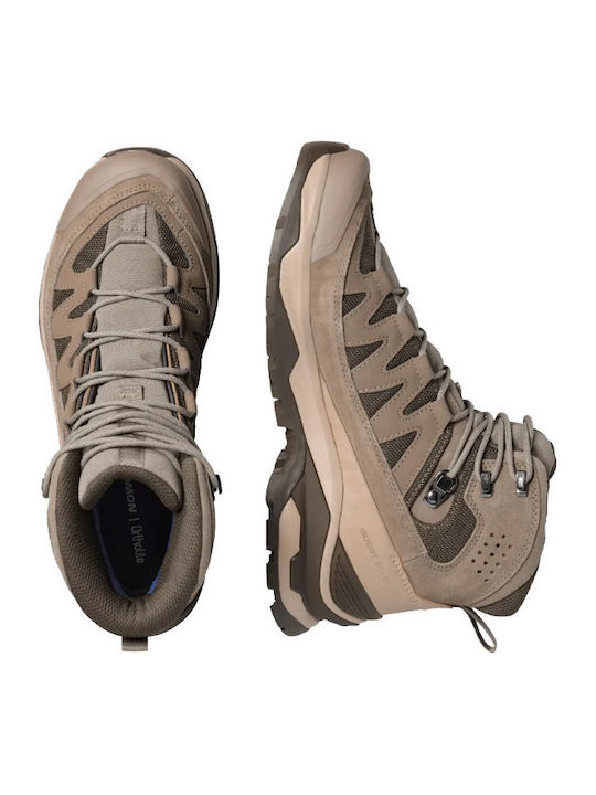 Salomon Men's Hiking Boots Waterproof with Gore-Tex Membrane Brown