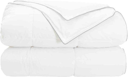 vidaXL Couchdecke 135x200cm Weiß