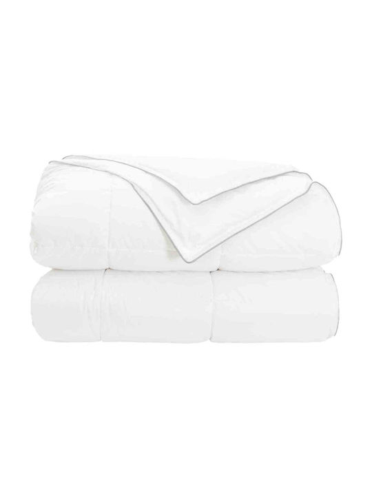 vidaXL Couchdecke 140x220cm Weiß