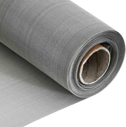 vidaXL 42039564 Πλέγμα Μπαλκονιού Ασημί 0.2x10m