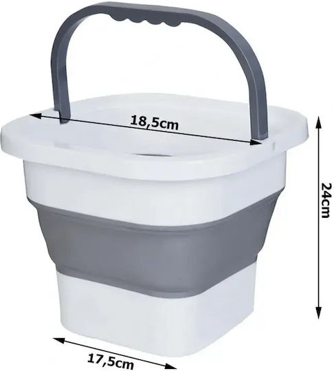 Klappbarer Silikon-Mop Eimer Mit 10 Liter Kapazität