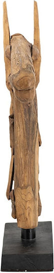 Artekko Διακοσμητικό Άλογο από Ξύλο 65x13x73cm