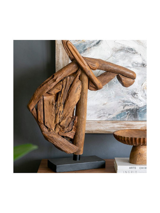 Artekko Διακοσμητικό Άλογο από Ξύλο 65x13x73cm