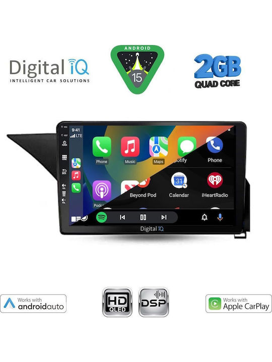 Digital IQ Auto-Audiosysteme für Mercedes-Benz E Klasse 2012-2014 mit Bluetooth USB Eingebautes Wi-Fi GPS Apple CarPlay mit 10 Zoll Touchscreen