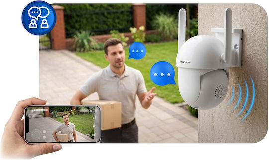 Berdsen BD-943 IP Überwachungskamera Wi-Fi Full HD+ 5MP Wasserdicht mit Zwei-Wege-Kommunikation