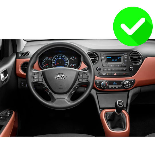 Carmedia Ηχοσύστημα Αυτοκινήτου για Hyundai i10 2014-2020 (Bluetooth/USB/WiFi/GPS/Apple-Carplay/Android-Auto) με Οθόνη Αφής 10.33"