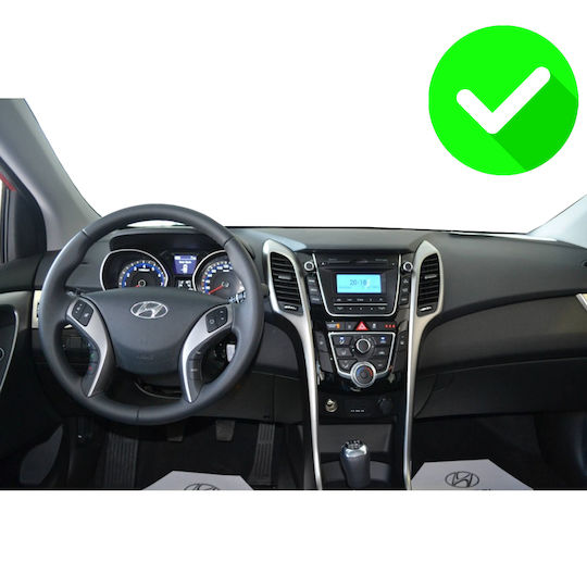 Carmedia Ηχοσύστημα Αυτοκινήτου για Hyundai i30 2012-2017 (Bluetooth/USB/WiFi/GPS/Apple-Carplay/Android-Auto) με Οθόνη Αφής 9"