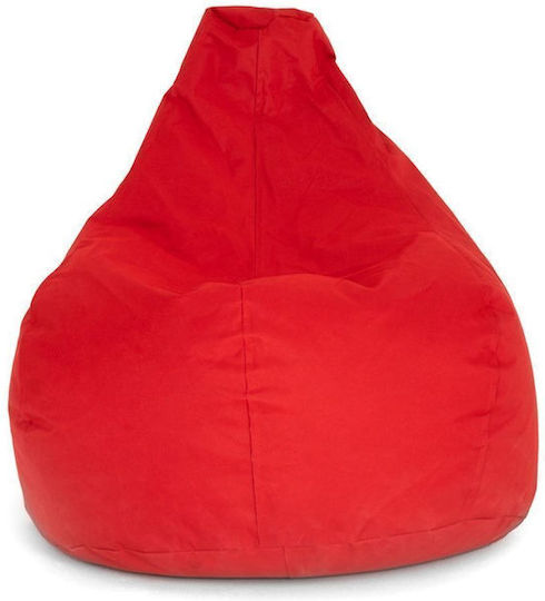 SteweHome Sitzsack Birne Wasserdicht Rotes 50x70x35cm