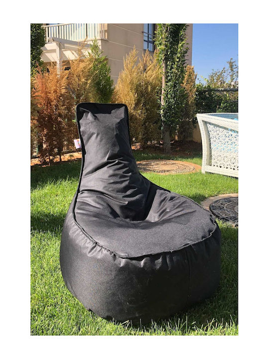 Πουφ Αχλάδι Αδιάβροχο Πράσινη 70x40x55cm