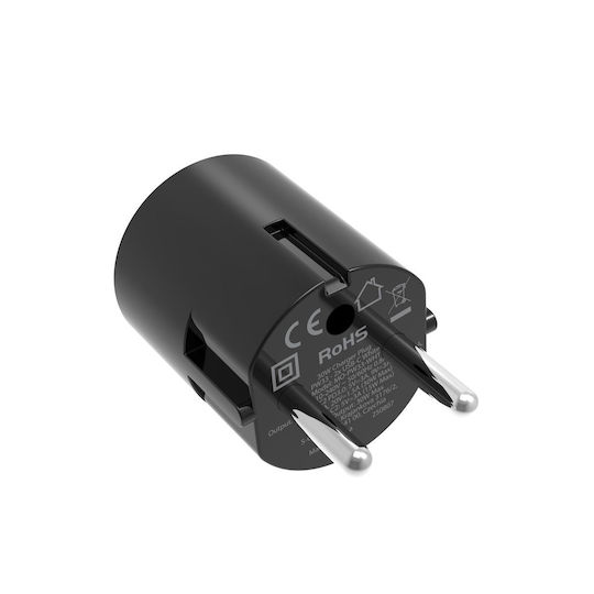 Mobile Origin Charger Without Cable GaN with 2 USB-C Ports 30W Power Delivery Black (PW33)