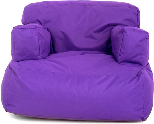 Fotoliu Puf Impermeabil Violet 80x80x70cm