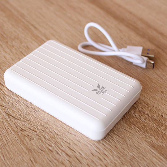 Blue Eagle BE-PBW-07 MagSafe Power Bank 10000mAh 15W cu Port USB-A și Port USB-C Alb