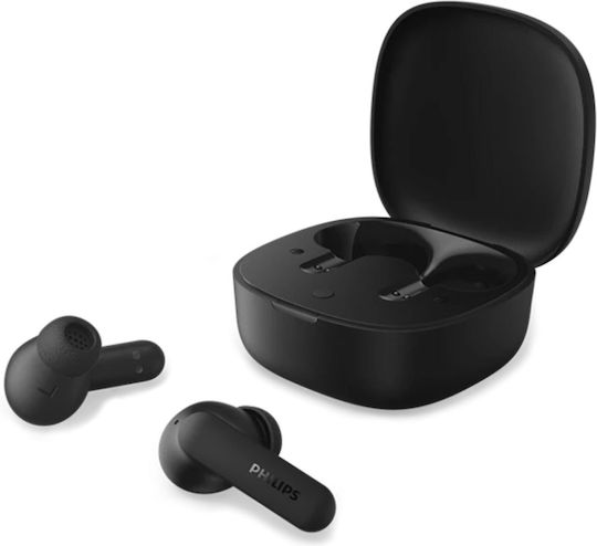 Philips TAT2100 In-ear Bluetooth Handsfree Headphones with Sweat Resistance and Charging Case Black