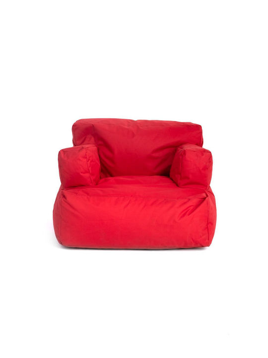 Bean Bag Stool Red