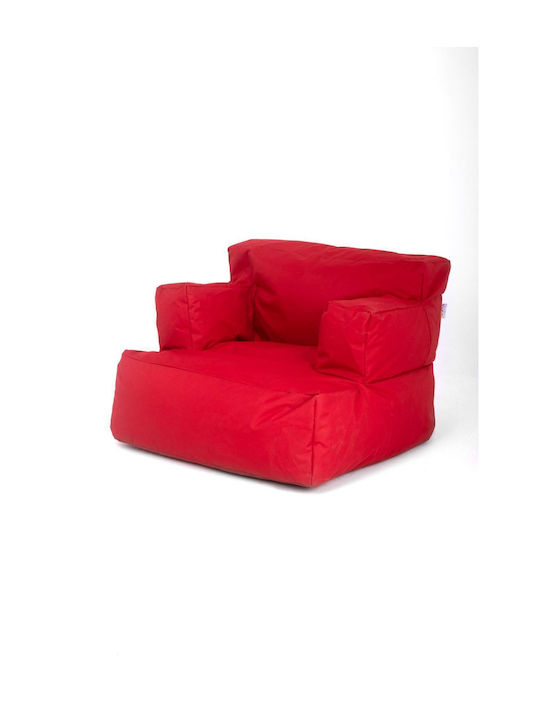 Bean Bag Stool Red