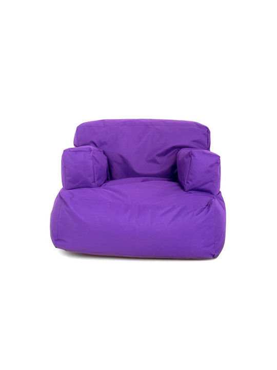 Pouf Hocker Lila