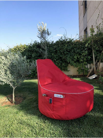 Bean Bag Chair Waterproof Red 40x60x70cm