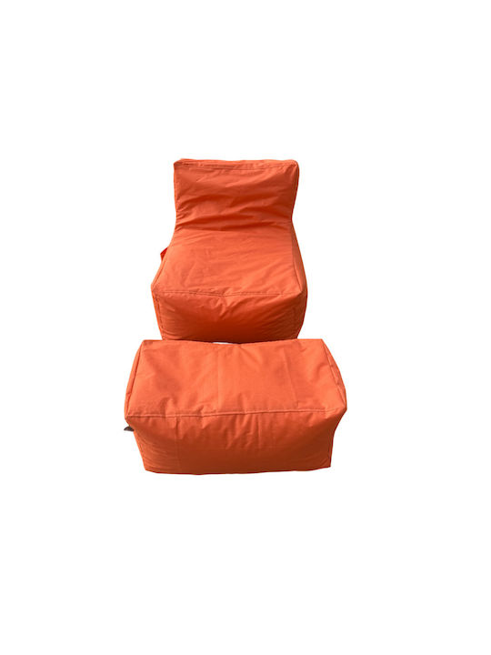 SteweHome Sitzsäcke & Poufs Wasserdichte Orange 75x65x70cm