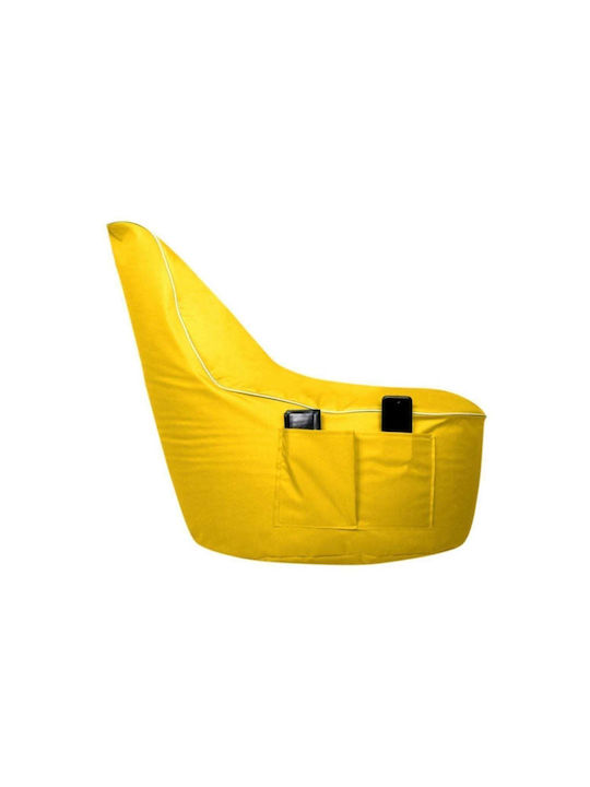 SteweHome Sitzsack Sessel Wasserdicht Weiß 40x60x70cm
