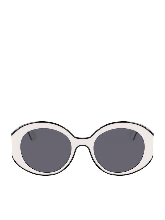 Longchamp Women's Sunglasses with Green Plastic Frame and Green Lens LO758S 107