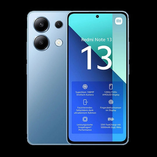 Xiaomi Redmi Note 13 4G (6/256GB) Blau Generalüberholte gebrauchte Mobiltelefone Note A