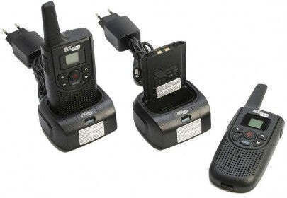 Polmar Gemini Transmițător Wireless PMR cu Ecran Monocrom Set 2buc