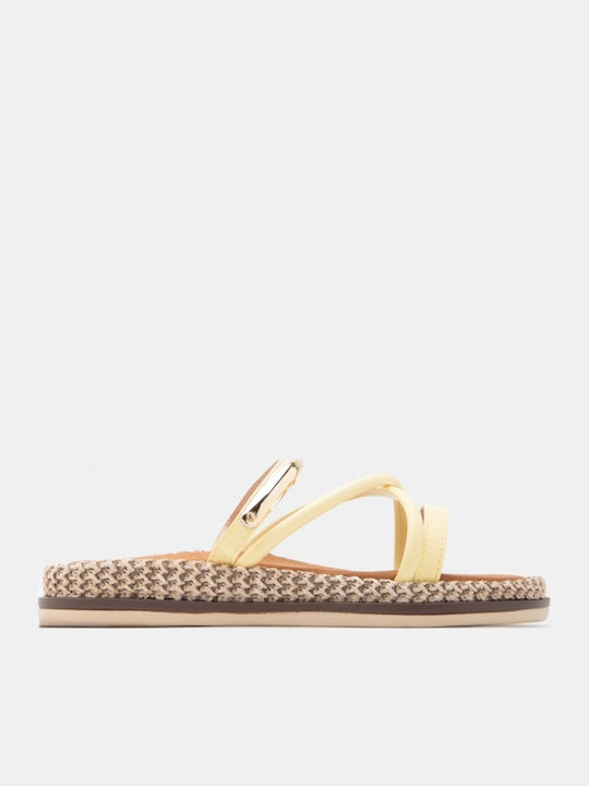 Γυναικεία Σανδάλια Flatforms Κίτρινα