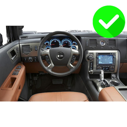 Carmedia Ηχοσύστημα Αυτοκινήτου Hummer H2 2008-2009 (Bluetooth/USB/WiFi/GPS/Apple-Carplay/Android-Auto) με Οθόνη Αφής 12.3"