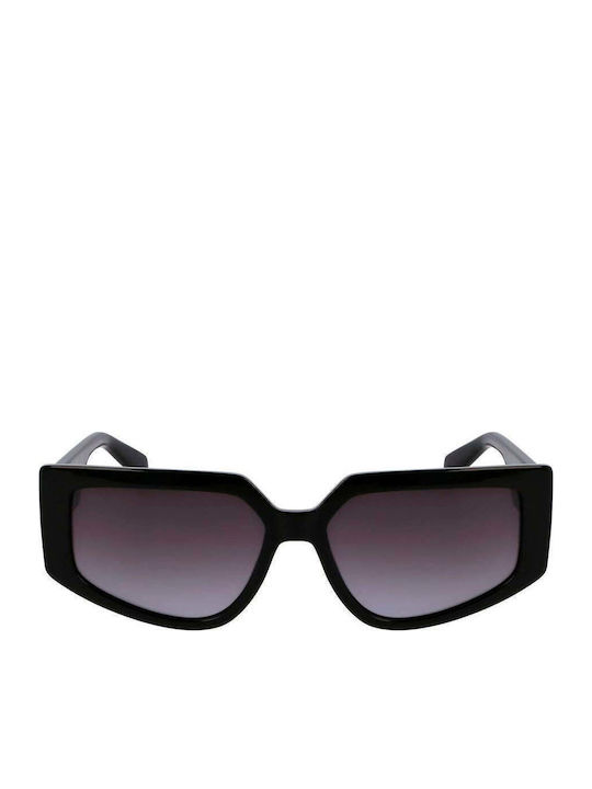 Liu Jo Women's Sunglasses with Black Horn-Rimmed Frame and Gradient Lenses