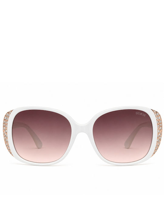 Guess Γυαλιά Ηλίου Λευκά με Κοκκάλινο Σκελετό Guess Γυαλιά Ηλίου Λευκά με Κοκκάλινο Σκελετό
