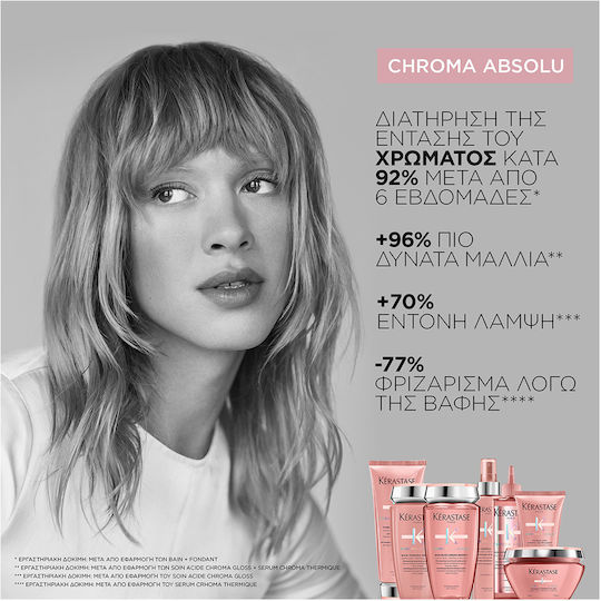 Kérastase Chroma Absolu Bain Riche Chroma Respect Σαμπουάν Αναδόμησης/Θρέψης & Λείανσης για Βαμμένα Μαλλιά 250ml