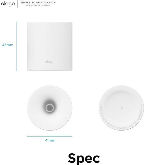 Elago Stylus Base for Apple Pencil White