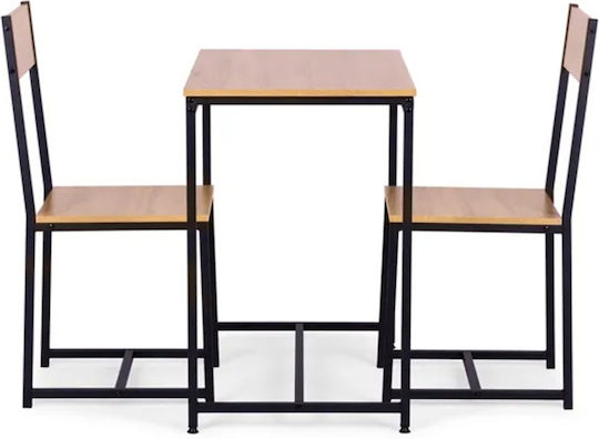 Τραπέζι Κουζίνας με 2 Καρέκλες 50x80εκ.