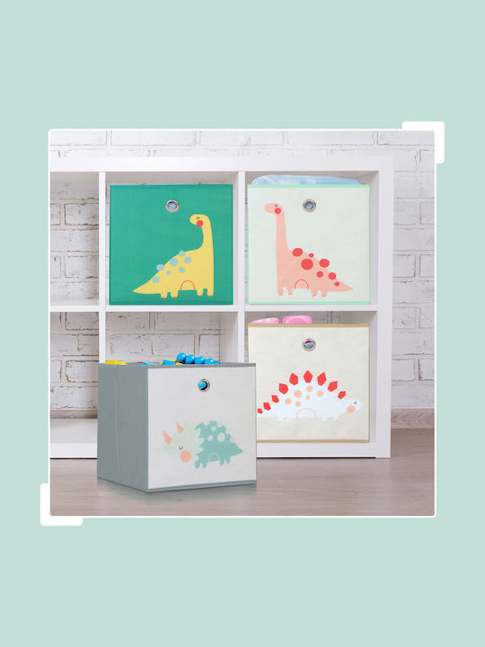 Relaxdays Coș De Depozitare Pentru Copii Din Țesătură Multicolor 30x30x30cm 4 Bucăți
