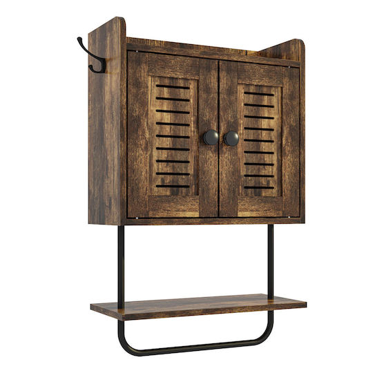 Relaxdays Dulap De Baie 61x40x17.5cm Maro