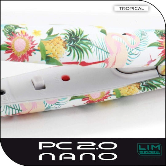 Lim Hair Tropical Mini Placă de Îndreptat Părul cu Plăci Ceramice PC 2.0 Nano