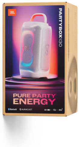 JBL Ηχείο Partybox 130 JBLPB130WHTEP Λευκό
