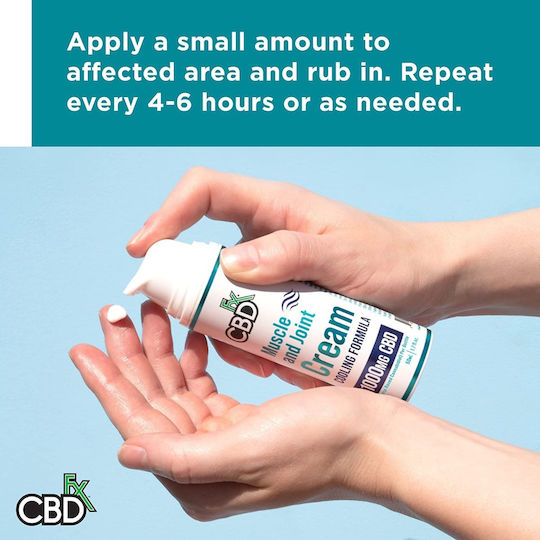 CBD FX Muscle & Joint 500mg Cream Cooling Formula 50ml